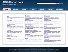 Tablet Screenshot of abcsitemap.com